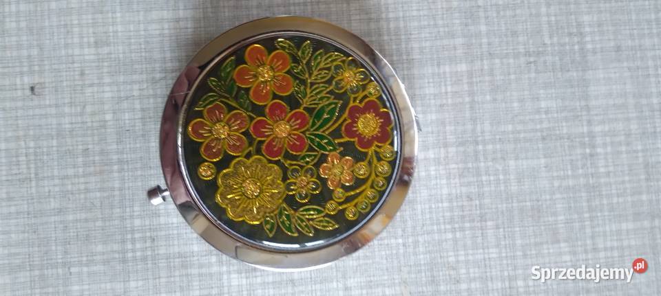 Tajskie kieszonkowe podwójne lusterko Koło