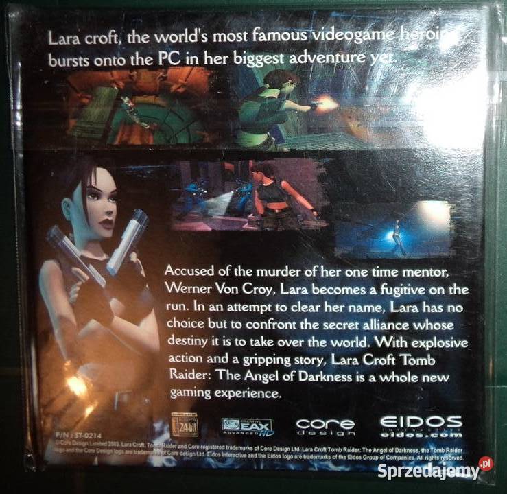gra Lara Croft Tomb Raider the angel of darkness podkarpackie Rzeszów