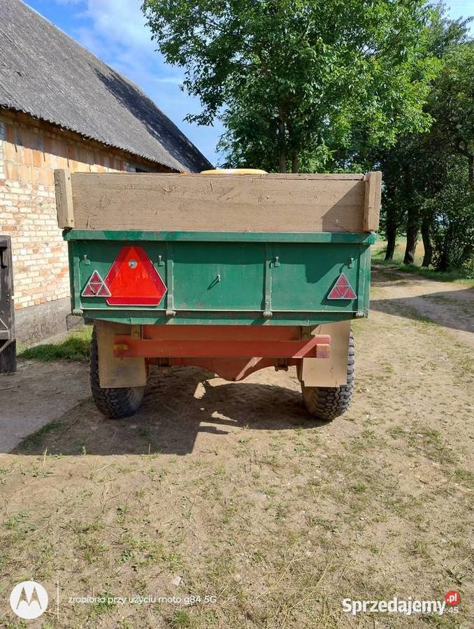 Przyczepka wywrotka jednoosiowa Mońki