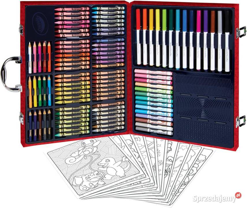 Pokemony Zestaw Plastyczny Crayola w Walizce 155 Mogilany