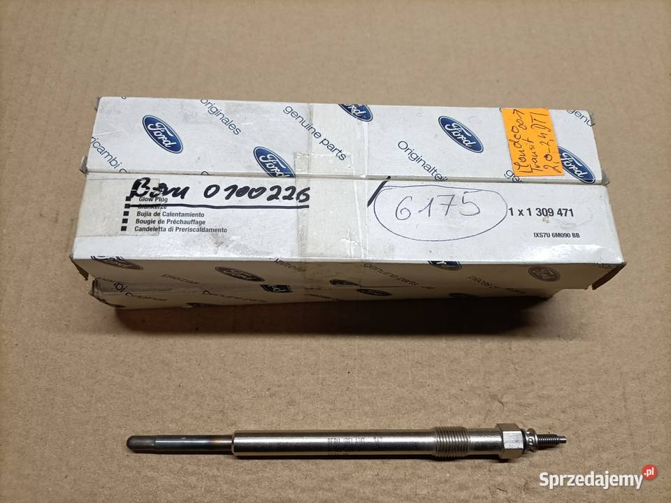 Świeca żarowa Ford 182224 TDE TDCi 1309471 dostawcze śląskie Miedźna