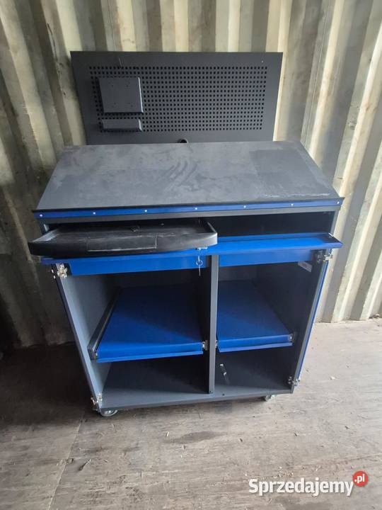 Stanowisko komputerowe na kółkach duże sprzedam