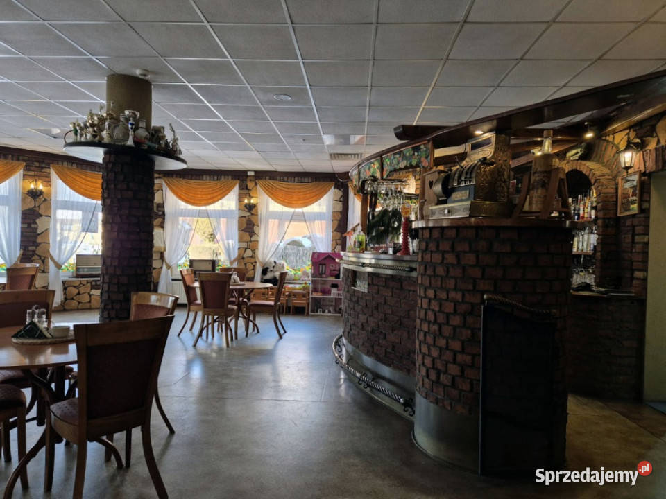 Działający obiekt hoteloworestauracyjny 1504 m Mszana Dolna