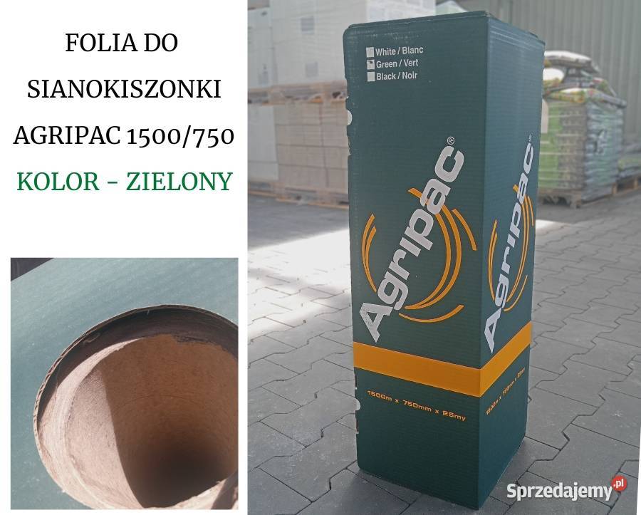 Folia do sianokiszonki Agripac 1500750 zielona Swarzędz