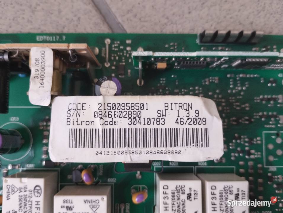 Programator moduł 21500958501 pralka Indesit WIL