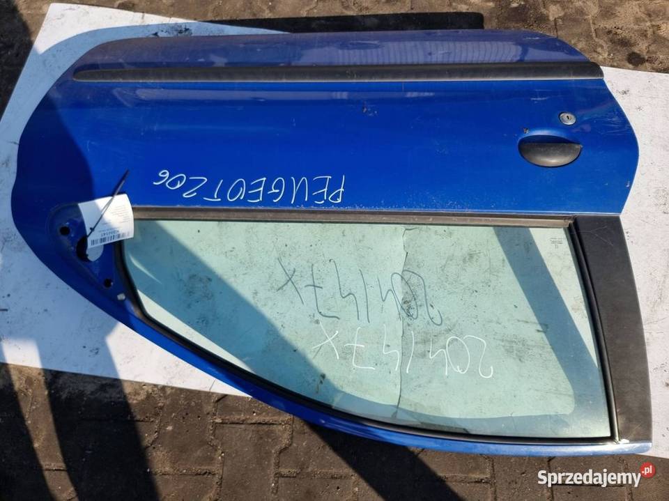 DRZWI PRAWE PRZÓD PEUGEOT 206 osobowe Lipno