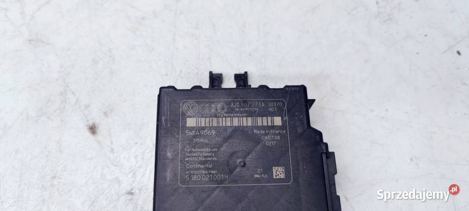 MODUŁ STEROWNIK CIŚNIENIA KÓŁ AUDI 8J0907273A Przystajń