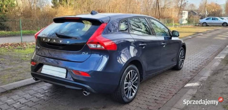 Volvo V40 D4 20 190 2014 granatowy śląskie Zabrze