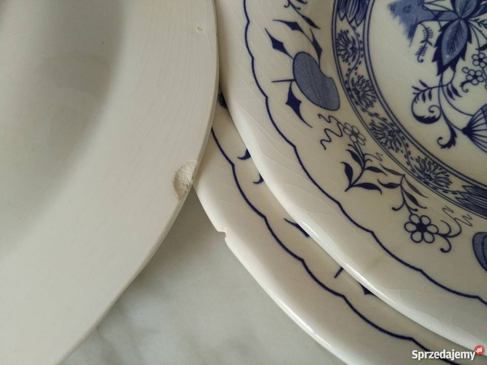 talerz wzór cebulowy Porcelana i szkło Ropa sprzedam