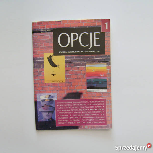 Kwartalnik Opcje numer 1 z 1998 roku kwartalnik Katowice