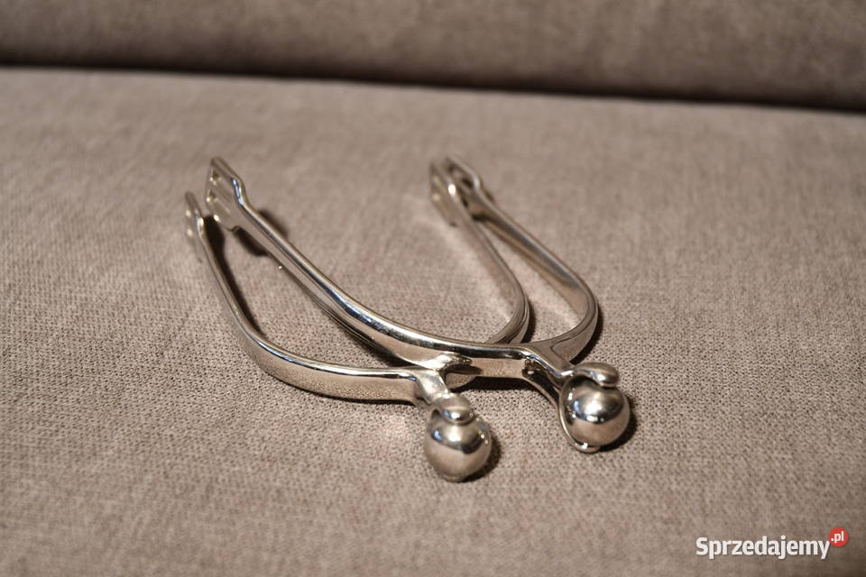 Ostrogi z kulkami HORZE męski stal nierdzewna