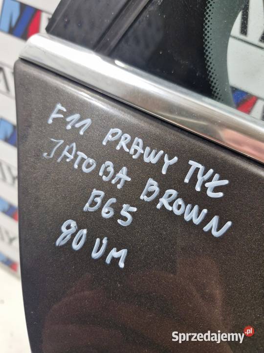 BMW F11 DRZWI PRAWY TYŁ TYLNE B65 JATOBA BROWN sprzedam