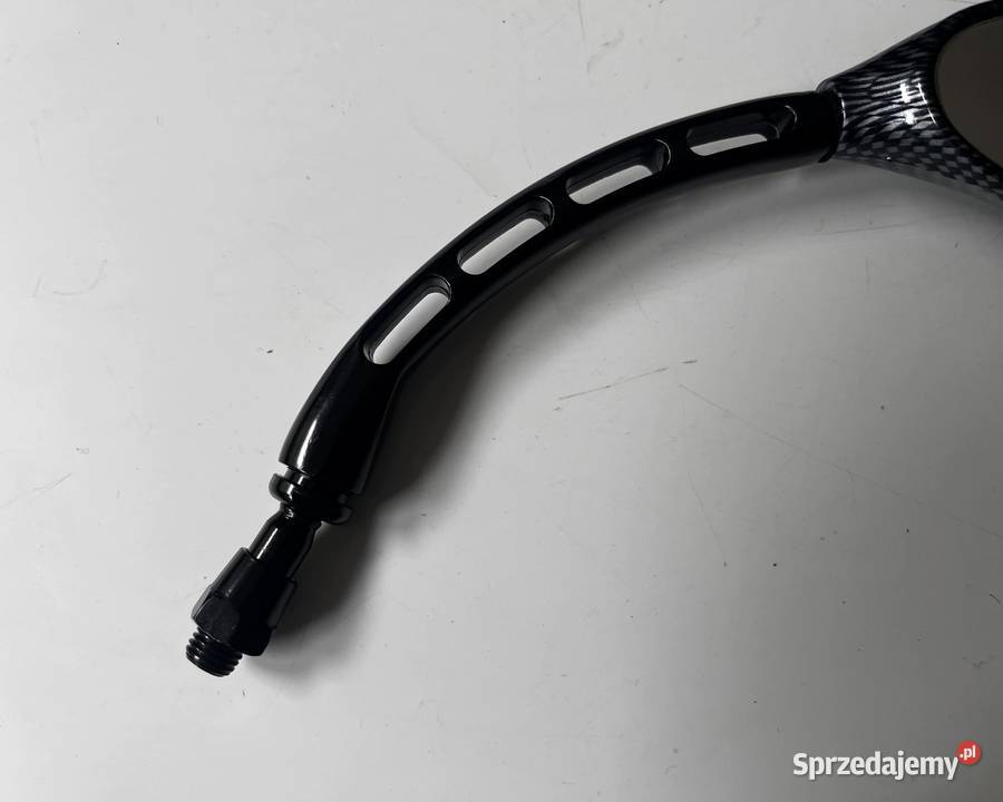 Motocyklowe lusterko lusterka łezka carbon gwint