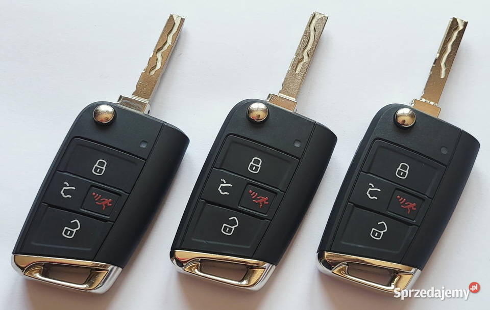 PILOT KLUCZYK SCYZORYK VW VOLKSWAGEN USA KEYLESS Stacyjki i kluczyki Poznań