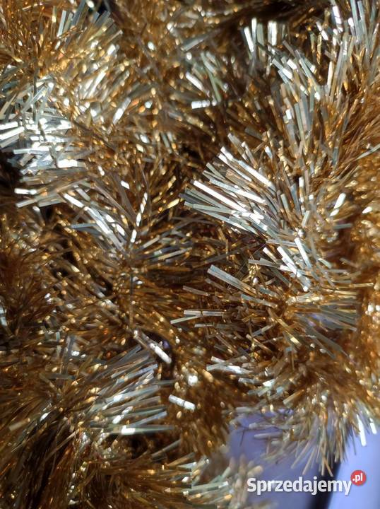 złoty łańcuch choinkowy na choinkę girlanda żółty sprzedam