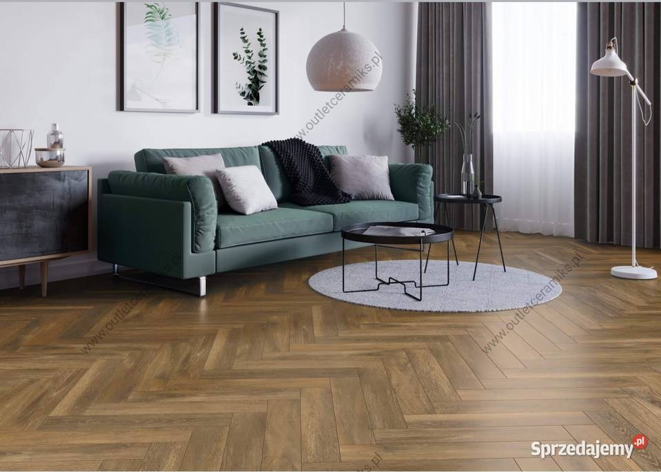 Płytki drewnopodobne jodełka do salonu łazienki