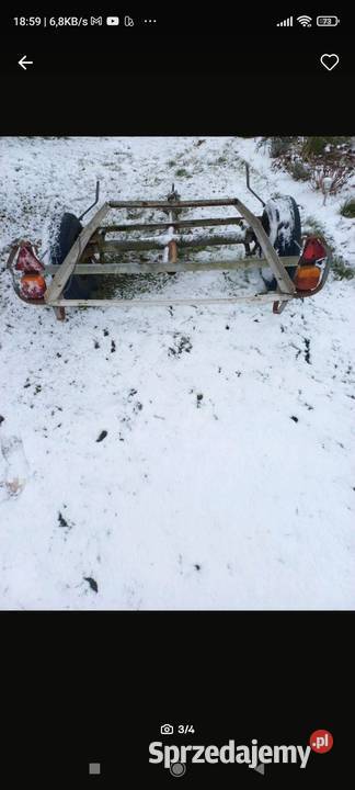 Rama przyczepy dyszel z hamulcem najazdowym oś Bydgoszcz sprzedam
