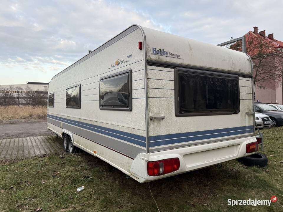 1020 Hobby 720 Prestige 9 m duza Przyczepa Szczecin sprzedam
