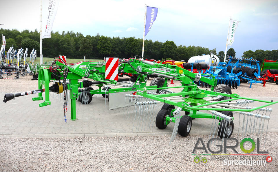 Zgrabiarka 8m ZKD800 Inter tech ZKP800 Pronar Zgrabiarki i przetrząsacze Wróblewo