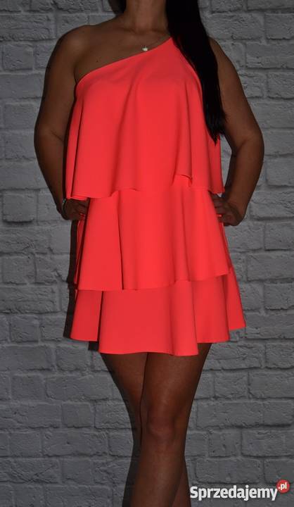 Unikatowa sukienka VERA Pby LUCA plisy M lubuskie Żagań