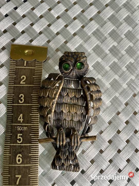 Broszka sowa vintage