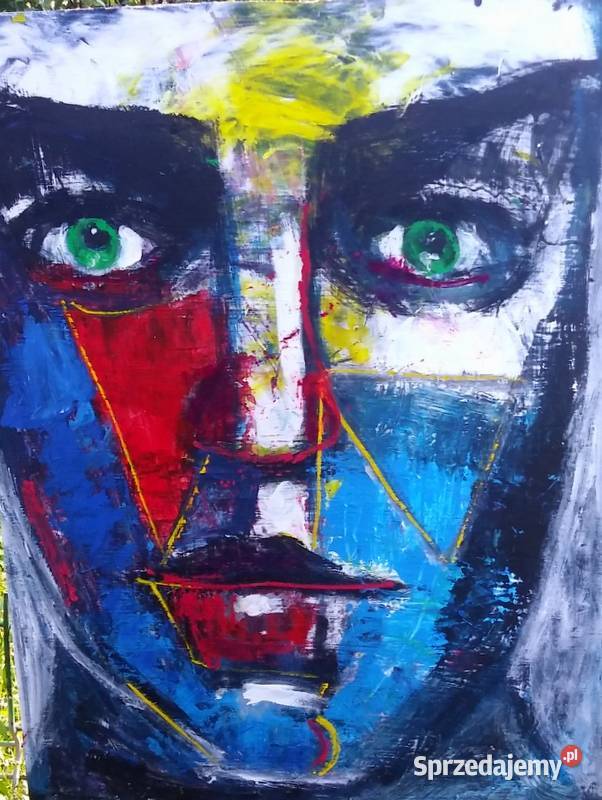 Portret abstrakcja Duży obraz Olsztyn