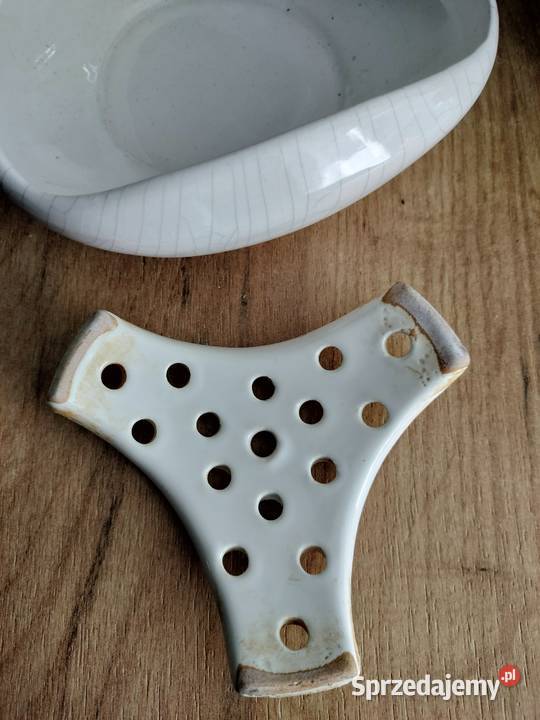 Ikebana ceramika szkliwiona na kwiaty zachodniopomorskie Choszczno