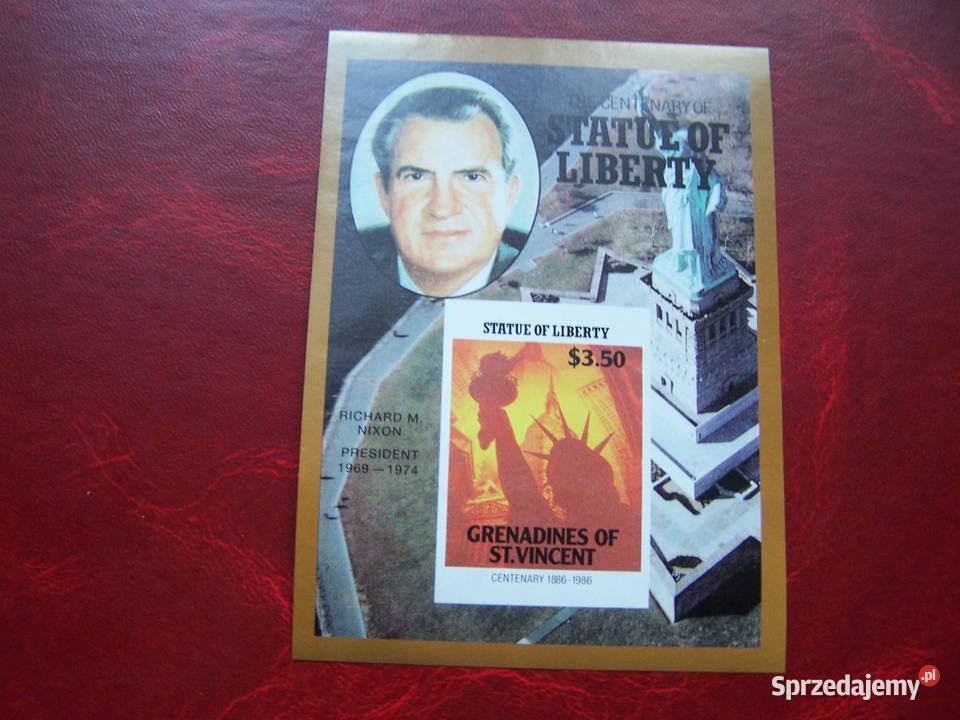 Grenadyny 1986 MNH Prezydenci USA Statua śląskie Tychy