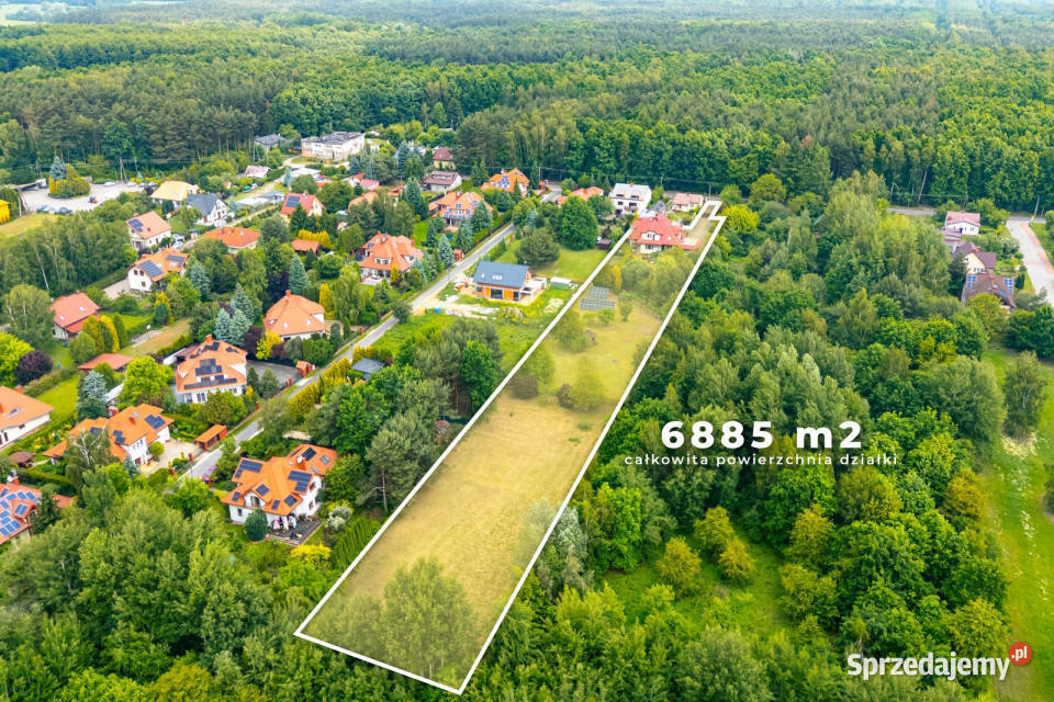 Kampinos działka do podziałudom dwupokoleniowy Zaborów