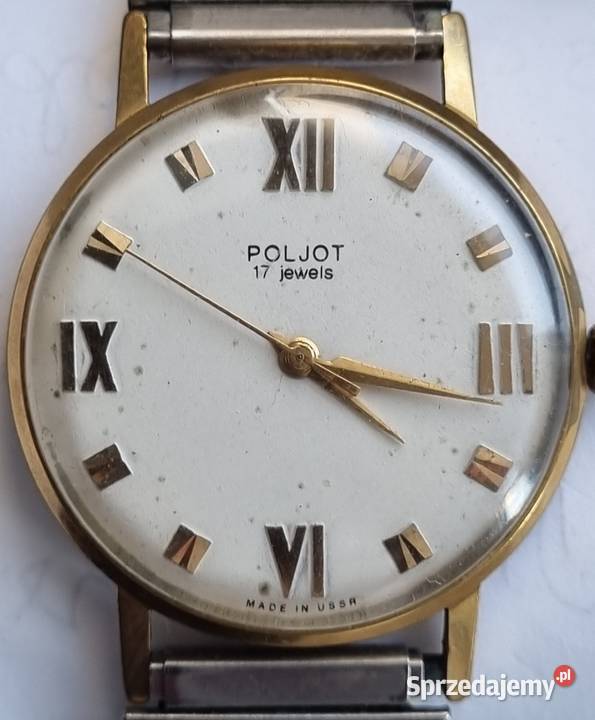 Poljot 17 kamieni Au 20 Zegarki łódzkie Łódź