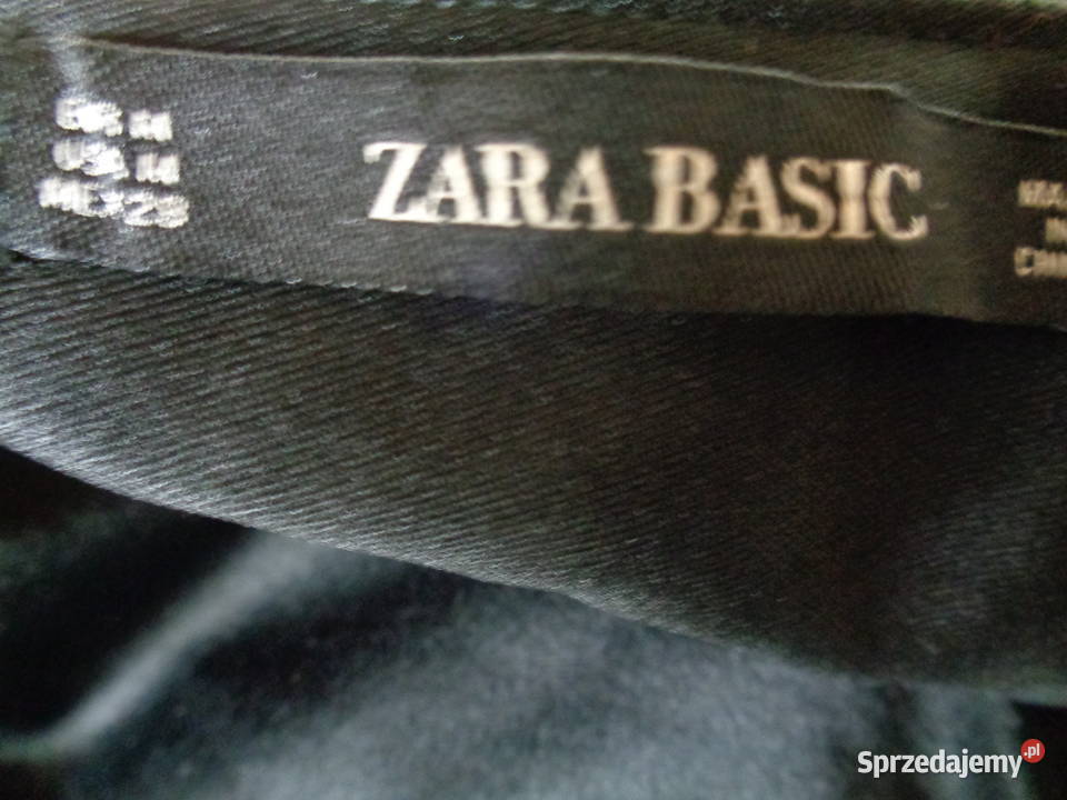 ZARA damska tunika z włoskiej skóry śląskie