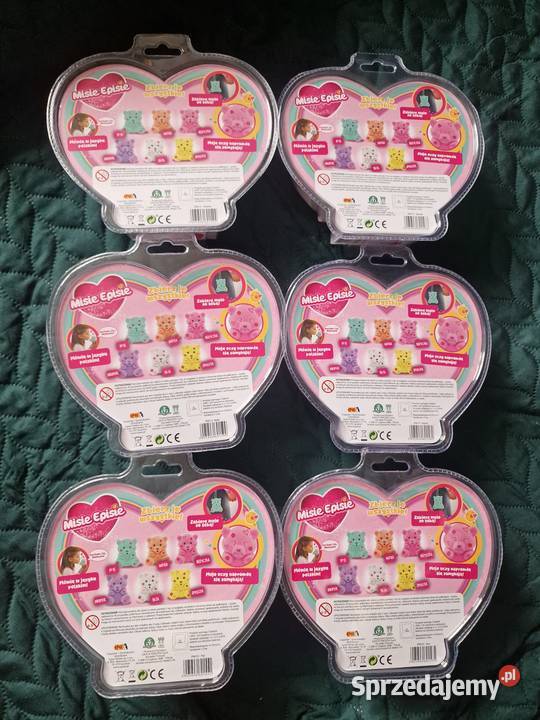 NOWE Misie Episie seria Całuski komplet zestaw 6 dolnośląskie Wrocław