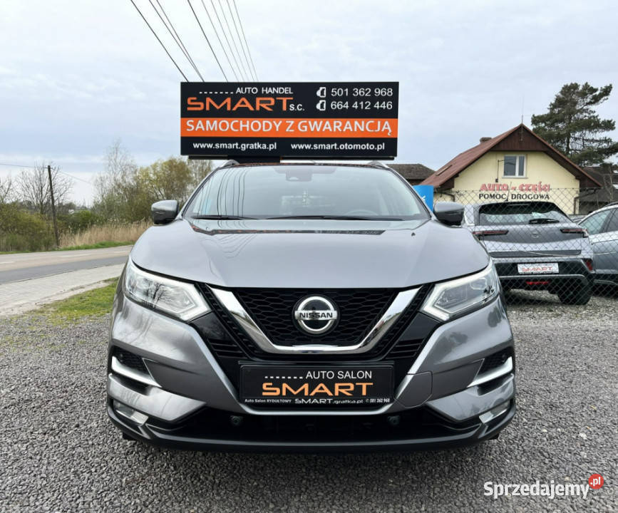 Nissan Qashqai Navi Kamera 360 Panorama Saoln szary Samochody osobowe Rydułtowy