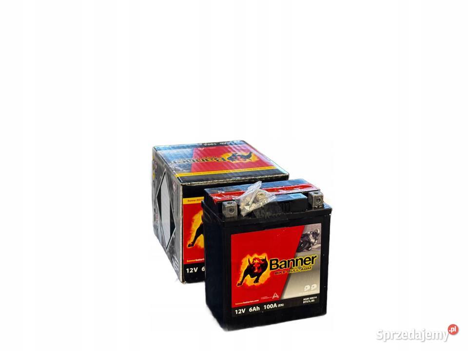 Akumulator BANNER 12V 6Ah 100A P YTX7LBS 50614 Jelcz-Laskowice