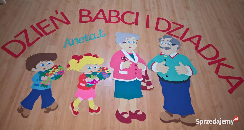 Dekoracje na Dzień Babci i Dziadka z brystolu lubelskie Ryki