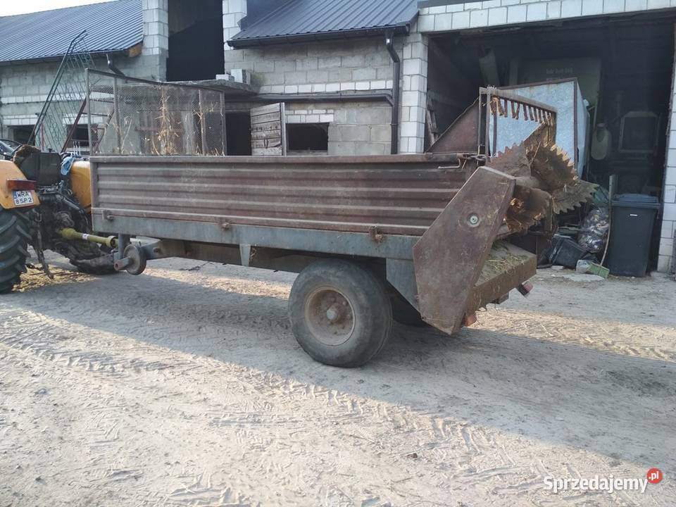 ROZRZUTNIK obornika jednoosiowy 35t POLSKI Jedlińsk