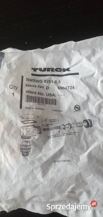 Turck BMSWS 825185 wtyczka profibasowa Ząbki sprzedam