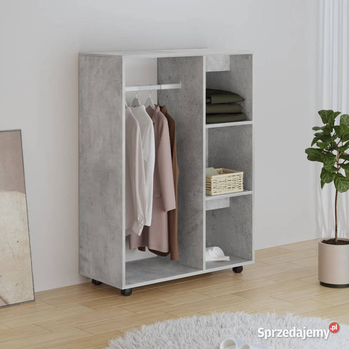 Szafka szarość betonu 80x40x110 materiał Warszawa
