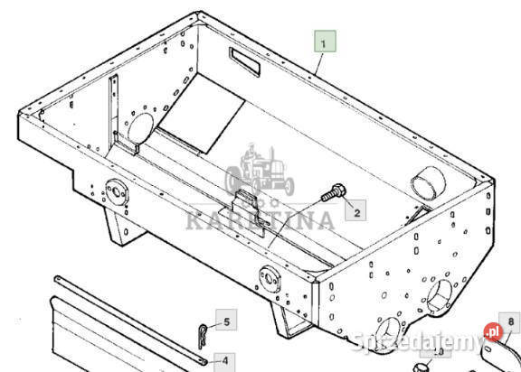 John Deere 9780CTS 9780HM 9780 CTS Zbiornik