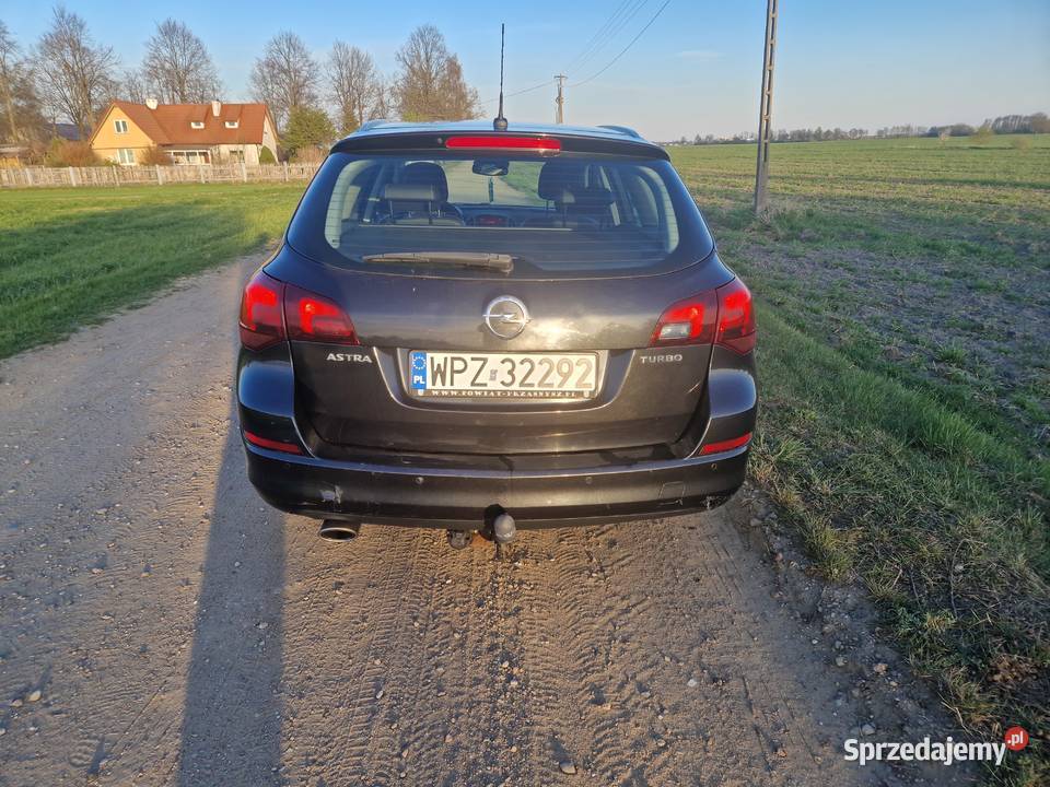 Opel ASTRA 14 Turbo 140 2012r Kombi Opel mazowieckie Przasnysz
