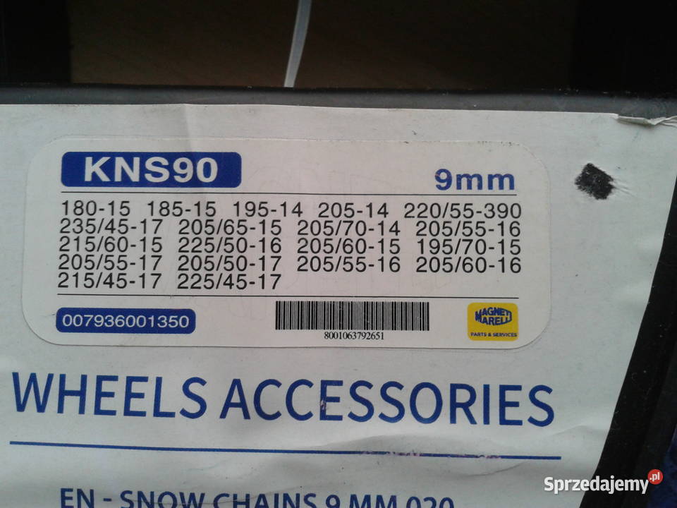 łańcuchy na koła śniegowe zimowe Skiereszewo