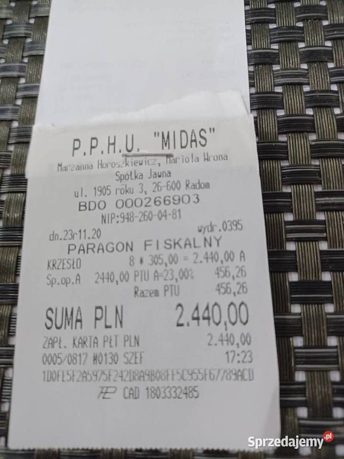 Sprzedam nowy stabilny stół mazowieckie Radom sprzedam