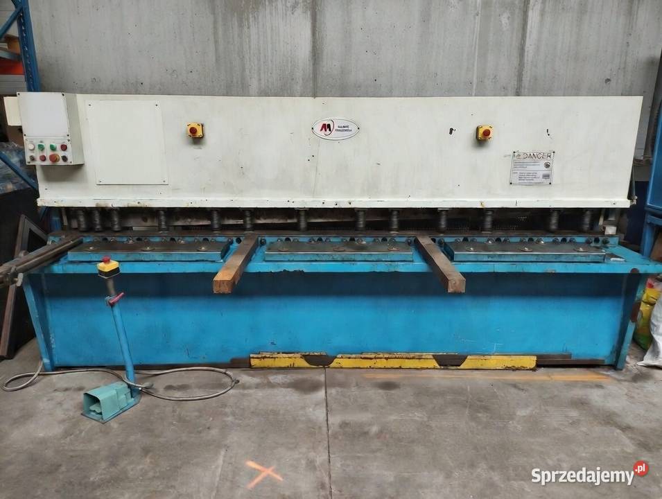 gilotyna hydrauliczne nozyce gilotynowe 8 X 3200 Produkcja Częstochowa