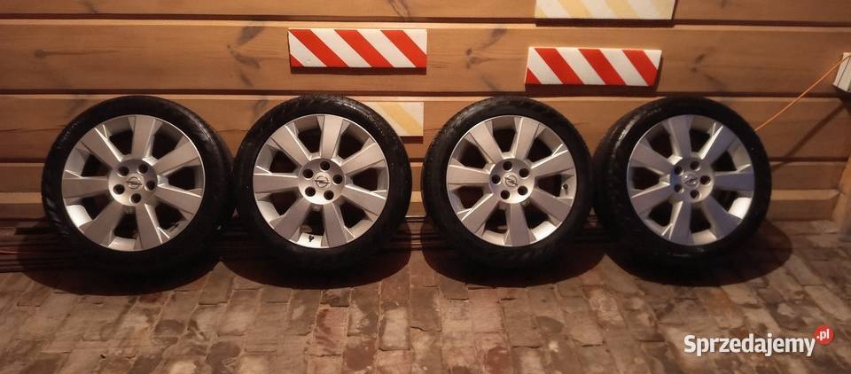 5x110 17 felgi do opla z oponami uniroyal Przędzel