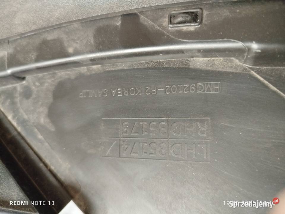 Lampa Hyundai elantra lift prawa 92102f2600 Szczecin