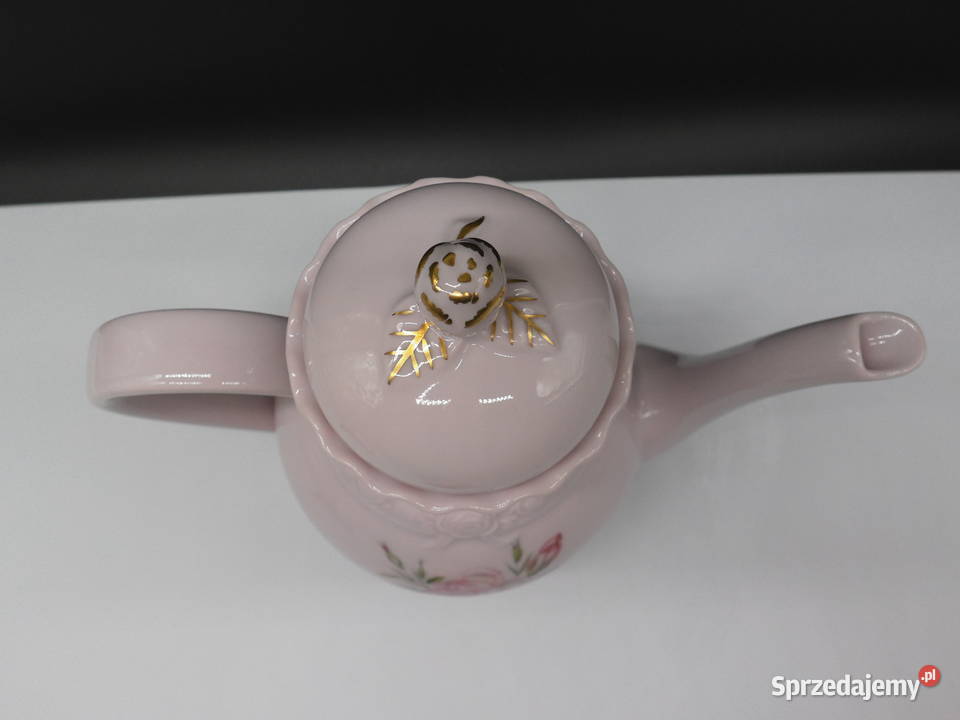 Różowy Dzbanek Hutschenreuther Porcelaine Ros Raszków