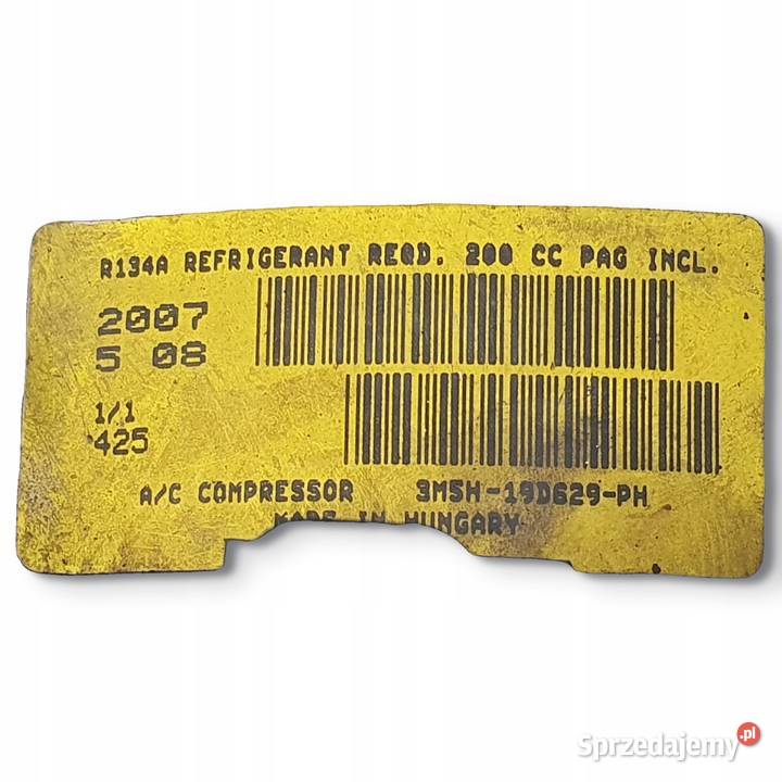 SPRĘŻARKA KLIMATYZACJI Ford C 16 16V Chełm sprzedam