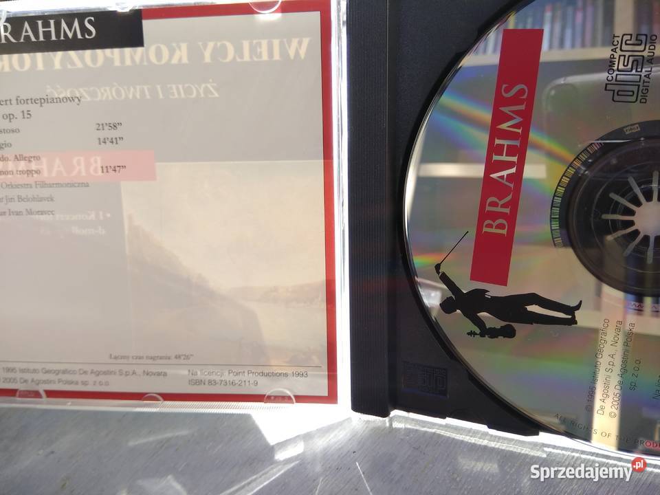 Brahms muzyka 1 koncert fortepianowy księgarnie Warszawa sprzedam