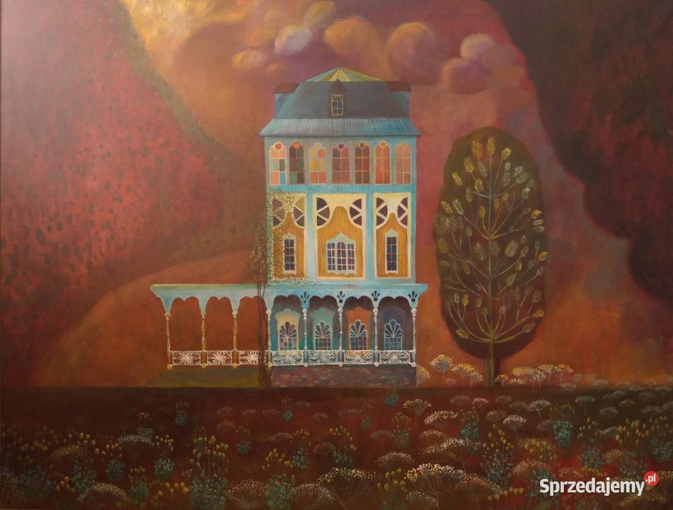 Obraz pejzaż bajkowy duży 134x104 Sędziszów Małopolski