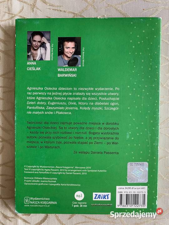 Agnieszka Osiecka dzieciom Czyta Anna Cieślak i Kraków